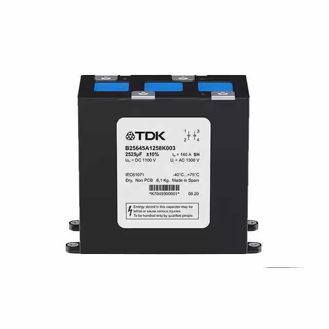 B25645A1108K003 EPCOS - TDK Electronics  Condensatori al tantalio e ai polimeri